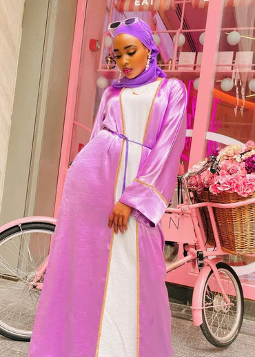 PINK-PRINCESS-SILK-4-PIECE-SET ABAYA ONLINE