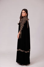 Black Velvet Kimono -Modest Luxury-Feel the elegance.For moments that call for softness and strength.