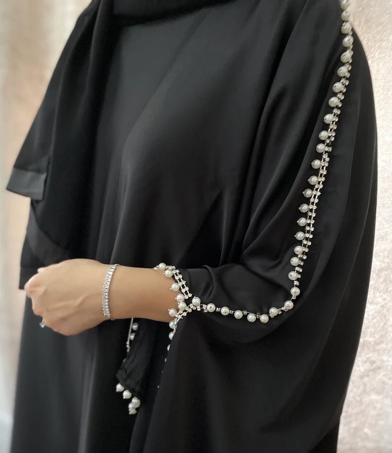 Elegant black Abaya set