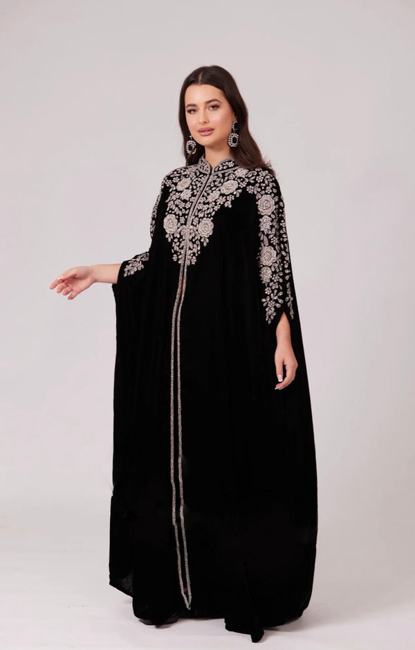 Black Sparkly Kimono – Effortless Glamour Meets Modest Style