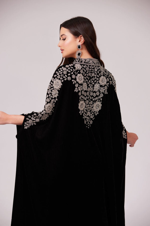 Black Sparkly Kimono – Effortless Glamour Meets Modest Style