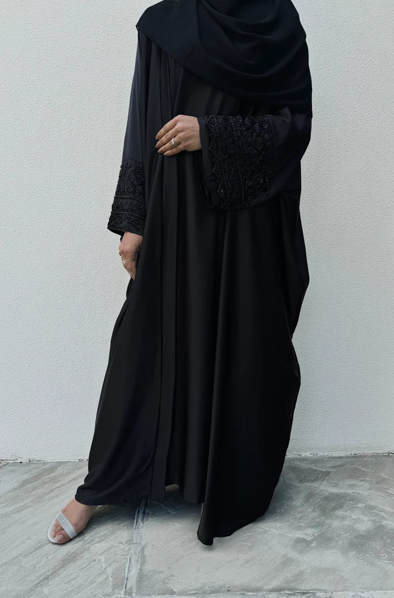 Elegant black Abaya set