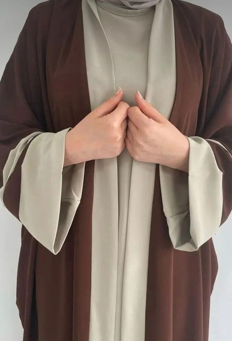 3 pc Abaya with veil + Hijab Scarf Veil