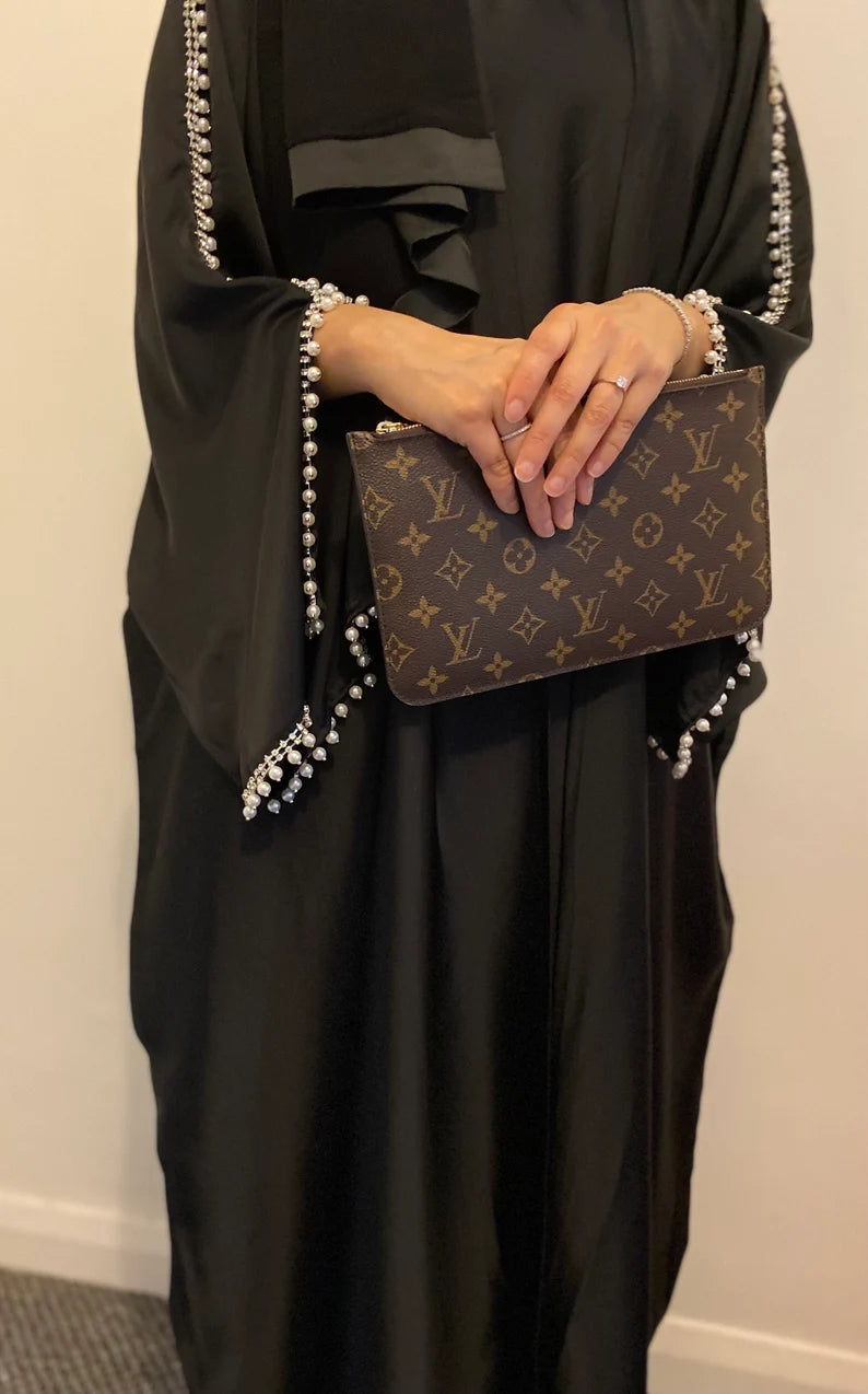 Elegant black Abaya set