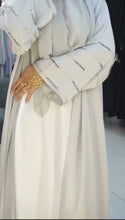 White Glittery Abaya – Elegant & Radiant Modest Abaya