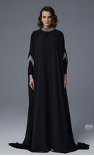 Black Sparkling Loose Abaya | Elegant Modest Evening Wear