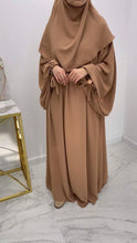 Classic Brown Abaya with Matching Khimar – Modest Elegance