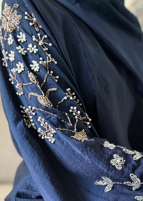 NAVY EMBROIDERED