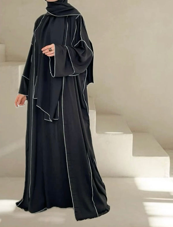 Elegant Black Abaya – Elegant Black Abaya | Modest Fashion for Women |Elegance in every thread | Abaya-online.com