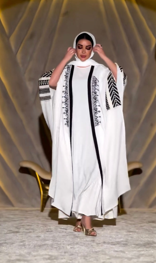 Ethereal – Customized White Abaya