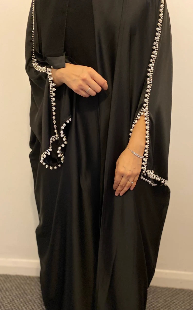 Elegant black Abaya set