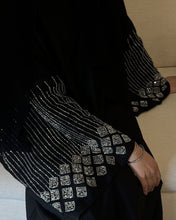 Zorah- Luxury Black Sparkly Abaya – Where Modesty Meets Glamour