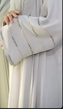 White Glittery Abaya – Elegant & Radiant Modest Abaya