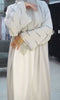 White Glittery Abaya for Special Occasions | Elegant Modest Fashion- Abaya-online.com