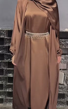 Brown Diamond Abaya – With Hijab & Pockets.Modesty Classic. Comfortable.